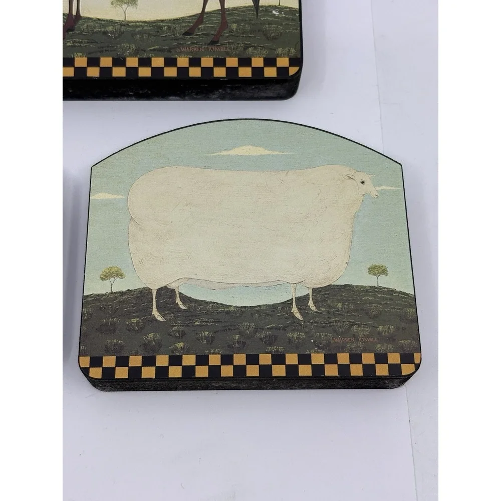 Warren Kimble Flats Collection - Wood Flat Farmhouse Decor Read*